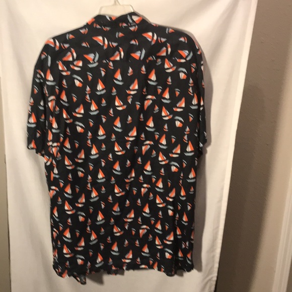 Perry Ellis mens size 3X short sleeved shirt - Picture 2 of 4